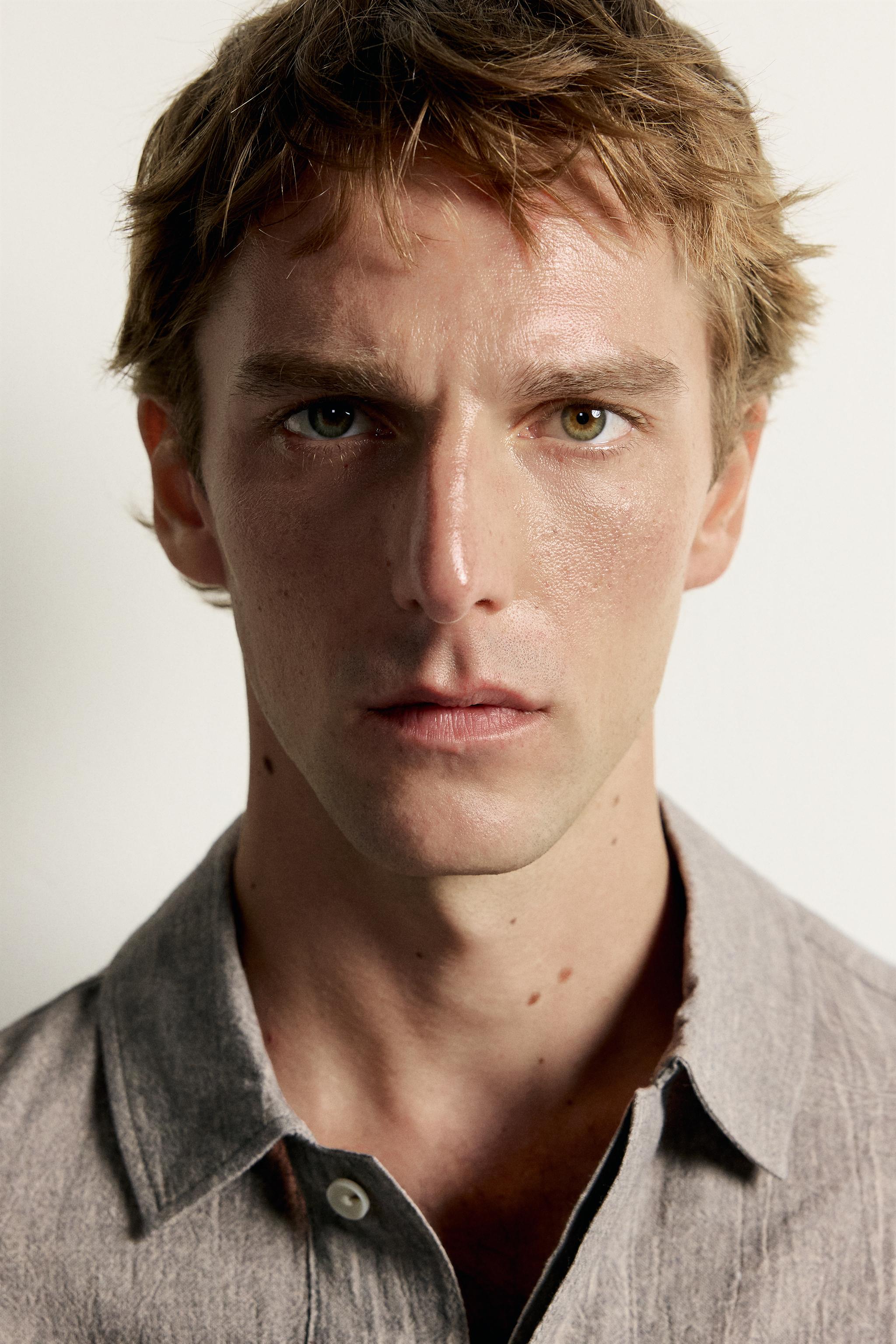 RELAXED-FIT LINEN-COTTON POLO SHIRT